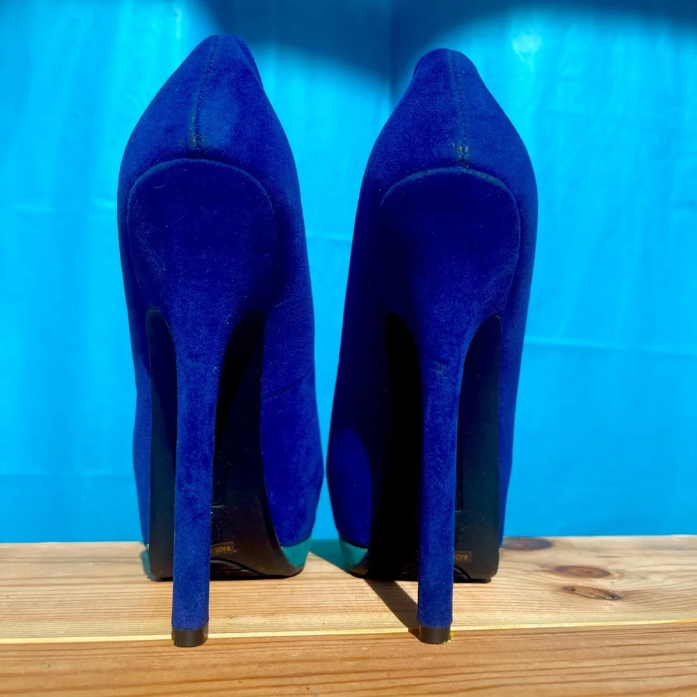 Platforms cobalt blue size 6